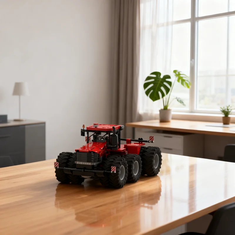 

1233pcs MOC CASE 470 Steiger Tractor Technical Model Building Blocks DIY Gift Creative Collectible Display Decor Premium Adult