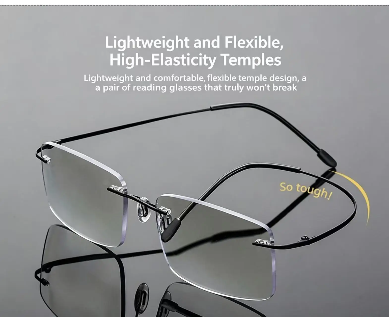 

VBCX Reading Glasses Men Business NEW Photochromism Progressive Multifocal Presbyopic Glasses Blue Light Computer Grade Glasses