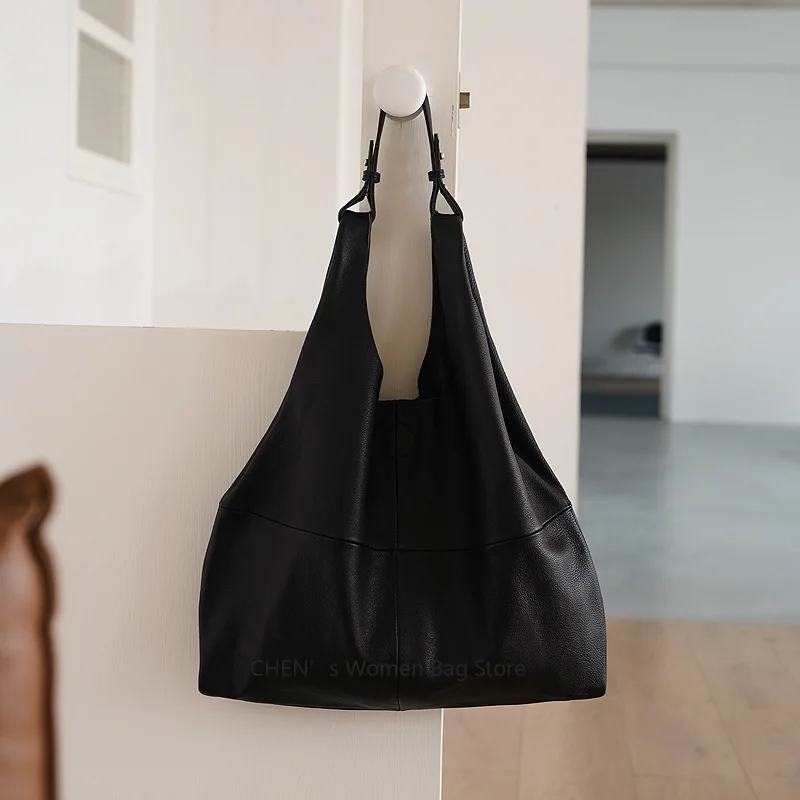 

Fashion Korean Version Large Capacity Single Cross-body Bag Women's Handbag Simple Casual Commuting PU Leather Shoulder Tote Bag