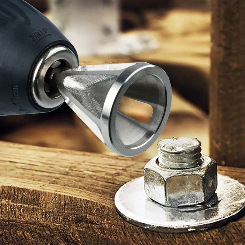 Ferramentas de rebarbação e chanfradura de metal, faca de rebarbação e chanfradura, broca elétrica, faca de corte, ferramenta de chanfradura dura