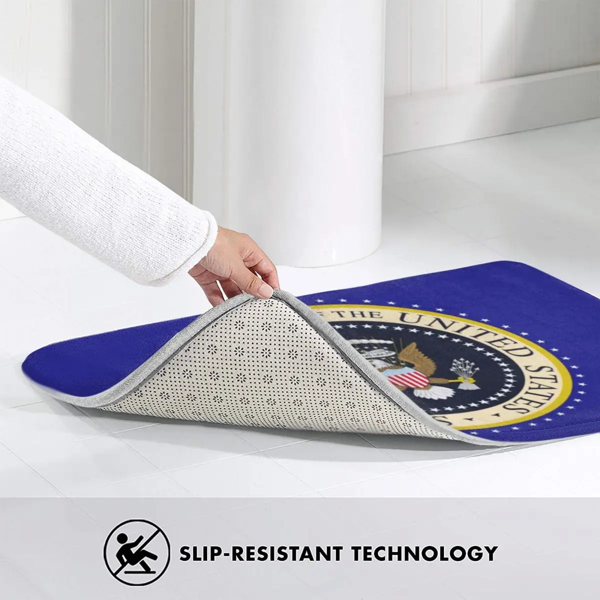 Seal Of The President Of The United States Anti-slip Doormat Floor Mat Carpet Rug for Kitchen  Bathroom Living room Footpad Mats