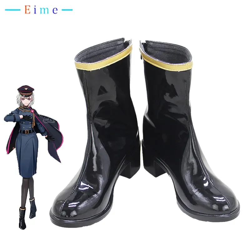 Game Division Rap Battle Cosplay Shoes Fate PU Leather Shoes Halloween Carnival Boots Cosplay Props Custom Made