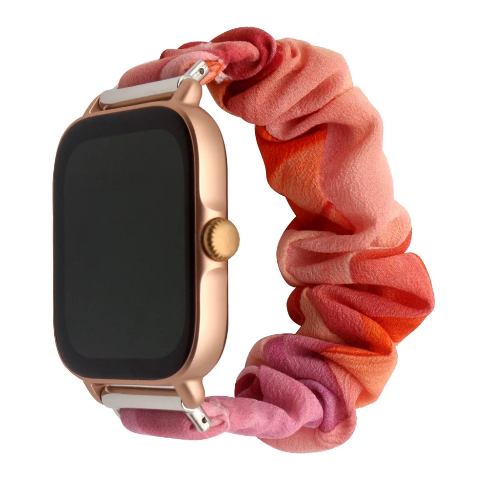 20 mm Uhrenarmband Scrunchies Band für Galaxy Watch 7 6 5 4/4 Classic/Active 2/Garmin Bounce/Vivoactive 6/Amazfit GTS/Bip