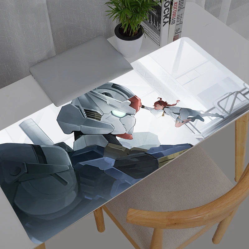 Mouse Pad Mobile Suit Gundam Anime durable Gaming Accessories Large Carpet Gamer PC Computer Keyboard Desk Mat Mausepad