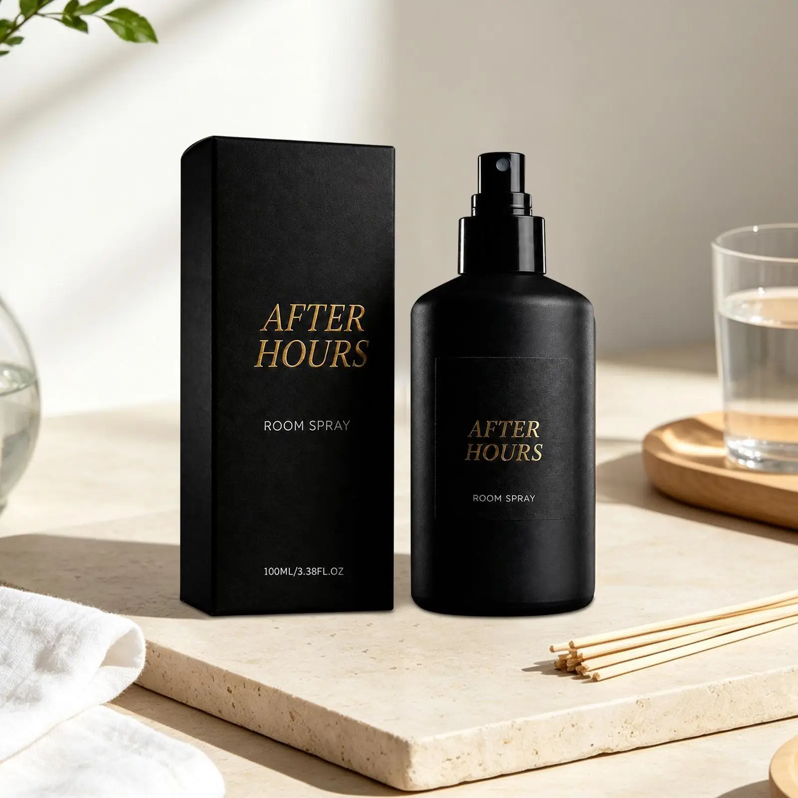 Natural Room Spray Air Freshener 100ml Essential Oil Odor Eliminator Mist Long Lasting Home Bathroom Freshener, Linen Spray