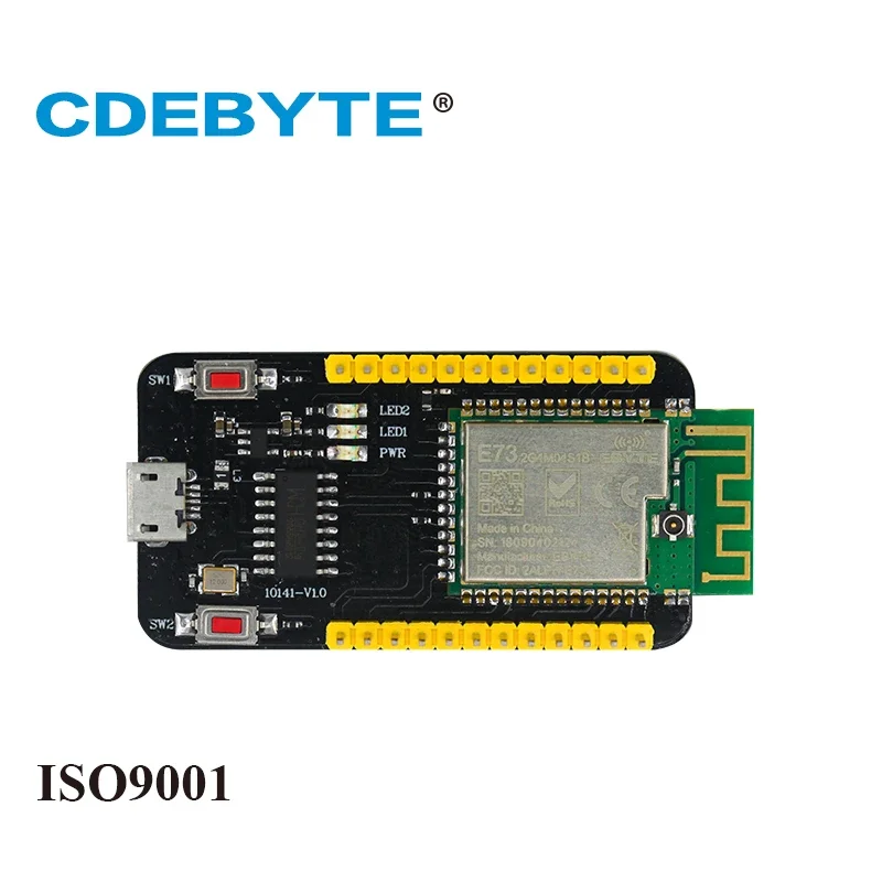 nRF52832 2.4GHz Mesh Network BLE 5.0 4.2 IoT Module SoC 4dBm Test Board Ebyte E73-TBB