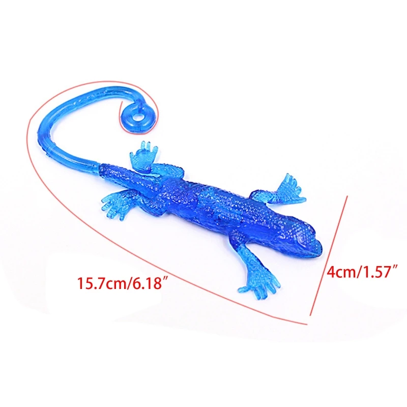 Toy Stretchy Wall Lizards Hand Wall Toy Interactive Kid Playset Anxiety Reliefs Fidgets for Autism D5QF