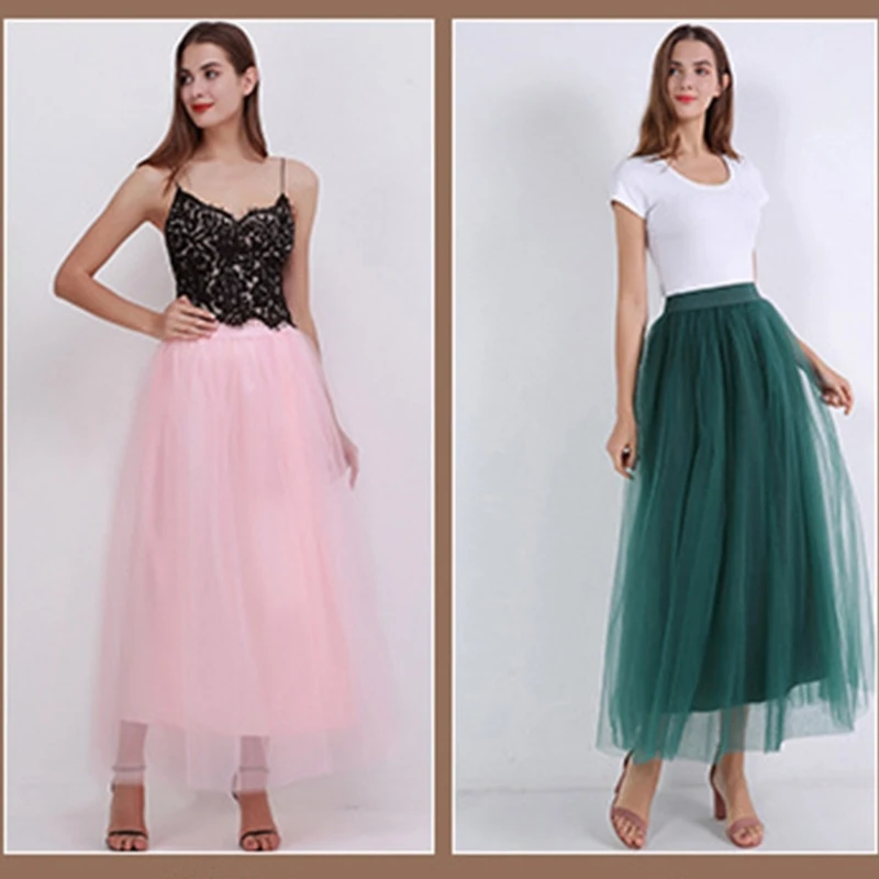 Womens Layered Pleated Tulle Skirt Dance Tutu Skirt Bridesmaids Petticoat Tutu Halloween Party Cosplay Skirt Costumes