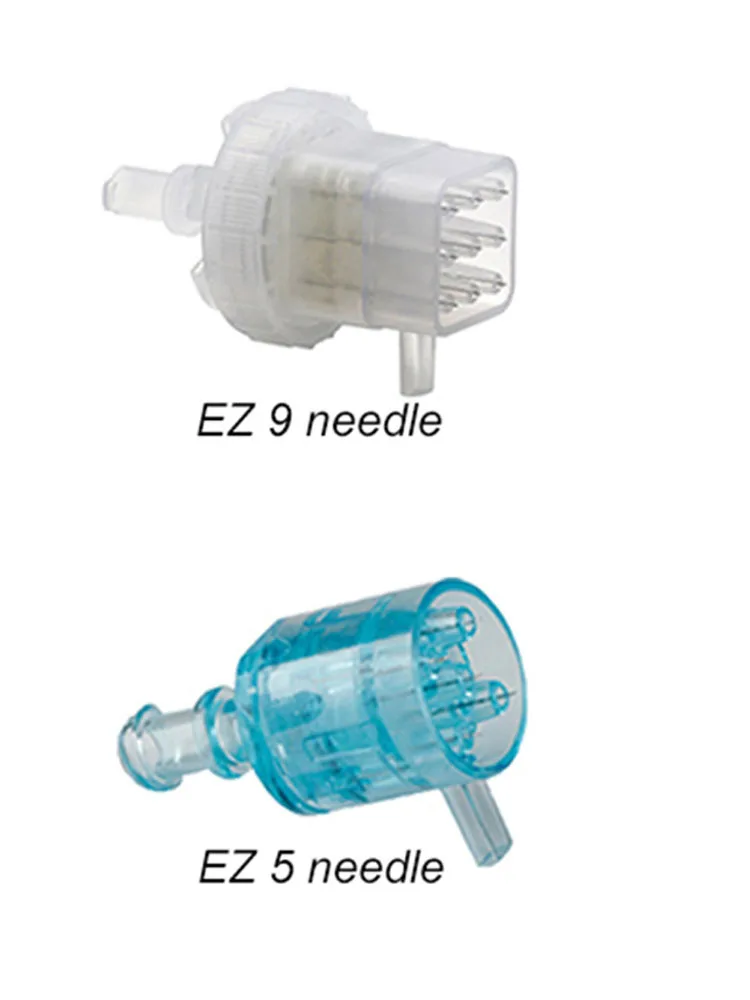 EZ Mesogun Needle Cartridges 5/9 Pin Disposable Injection pinhead For Meso Gun Negative Pressure Cartridge Needle Tip