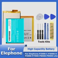 High Quality Replace Battery For Elephone P2000 C P3000 S P5000 P7000 P8000 P9000 Lite Mobile Phone Batteries + Free kit