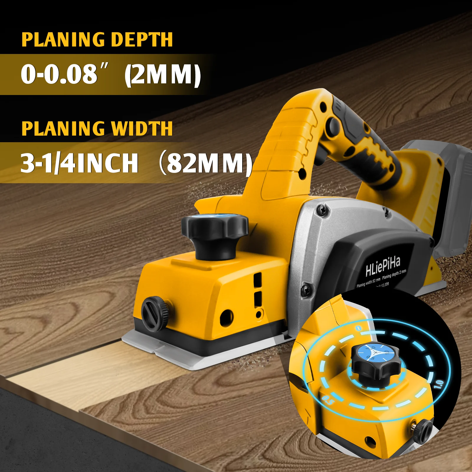Planer Listrik Tanpa Sikat 82m - Planer Handheld Electric ulasan dan harga