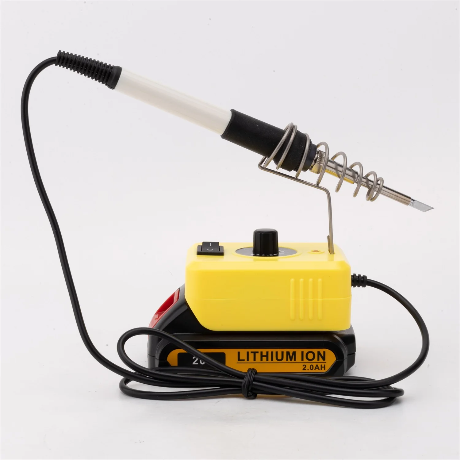 T12 OLED Soldering Iron Fast Heating Wireless °C/°F Free Switching T12 Soldering Station For Dewalt 18V Lithium Battery