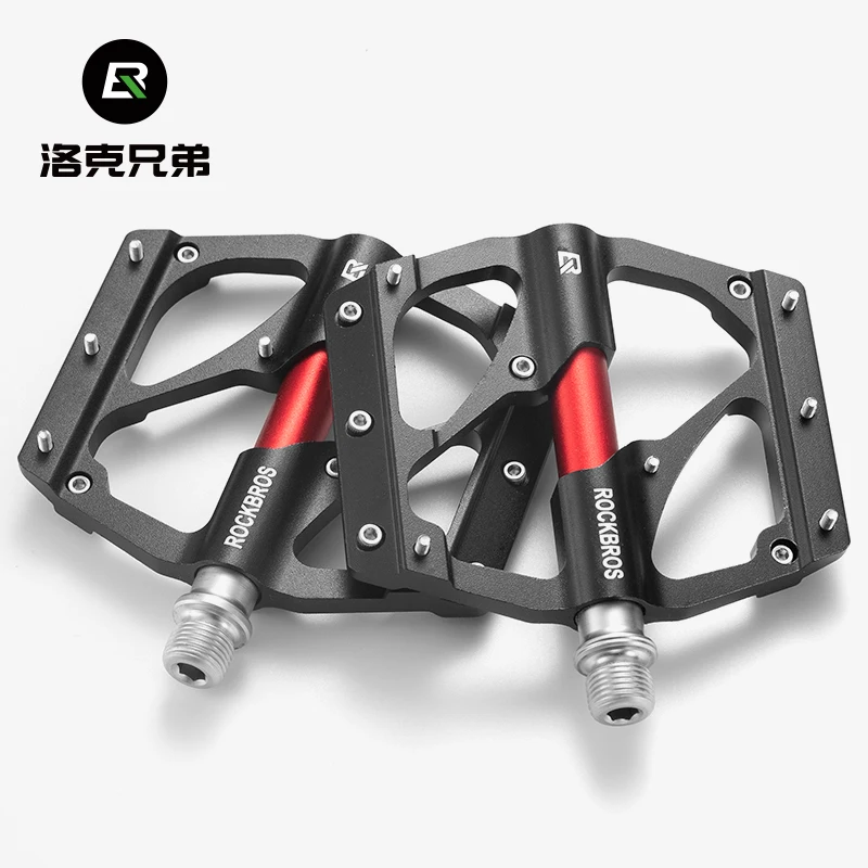 ROCKBROS MTB Fahrradpedale Ultraleichte CNC-Aluminiumlegierung Rutschfeste Rennrad-Flachpedale Fahrradpedale BMX
