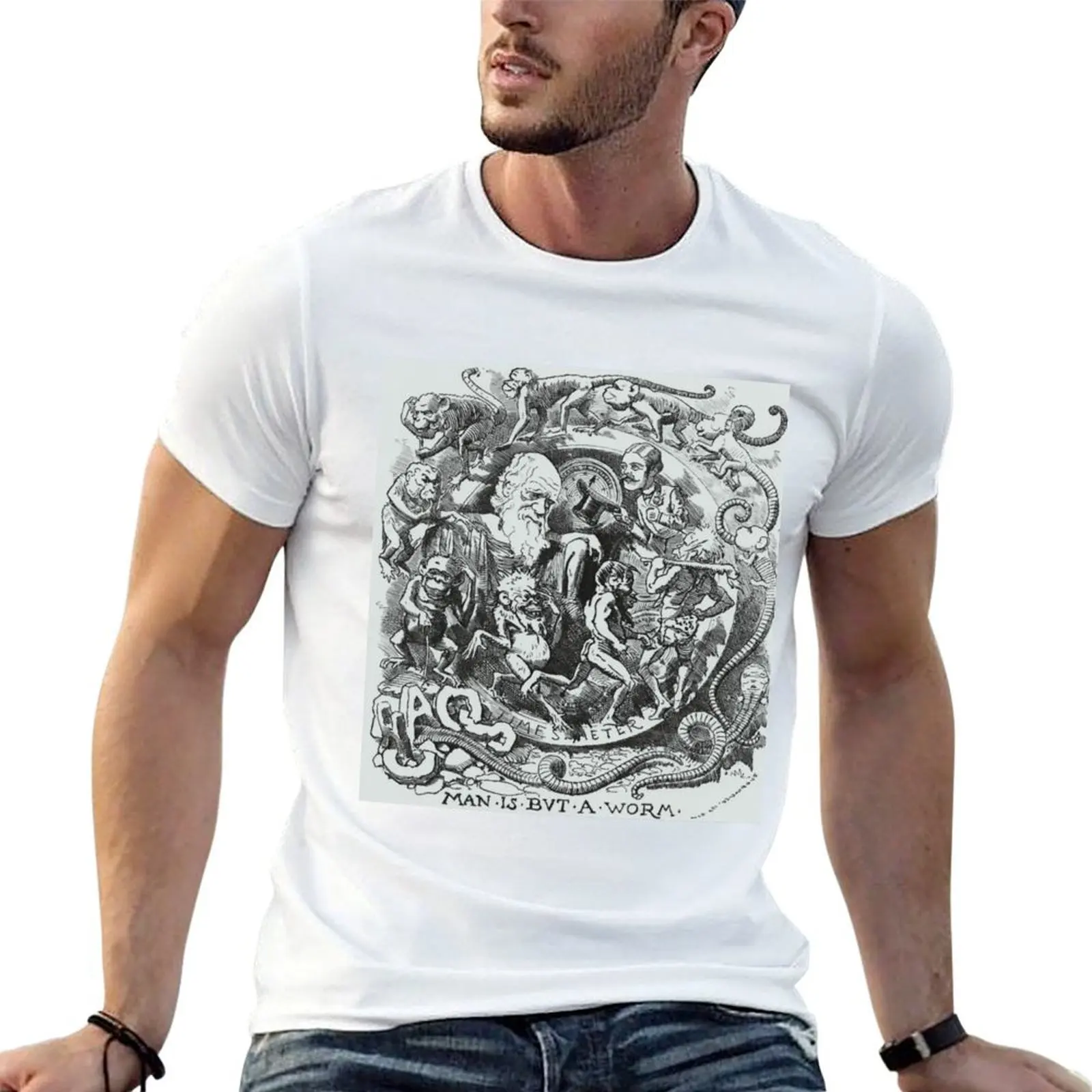 

Man is But a Worm T-Shirt t shirt man plain man t shirts high quality luxury brand T-Shirt