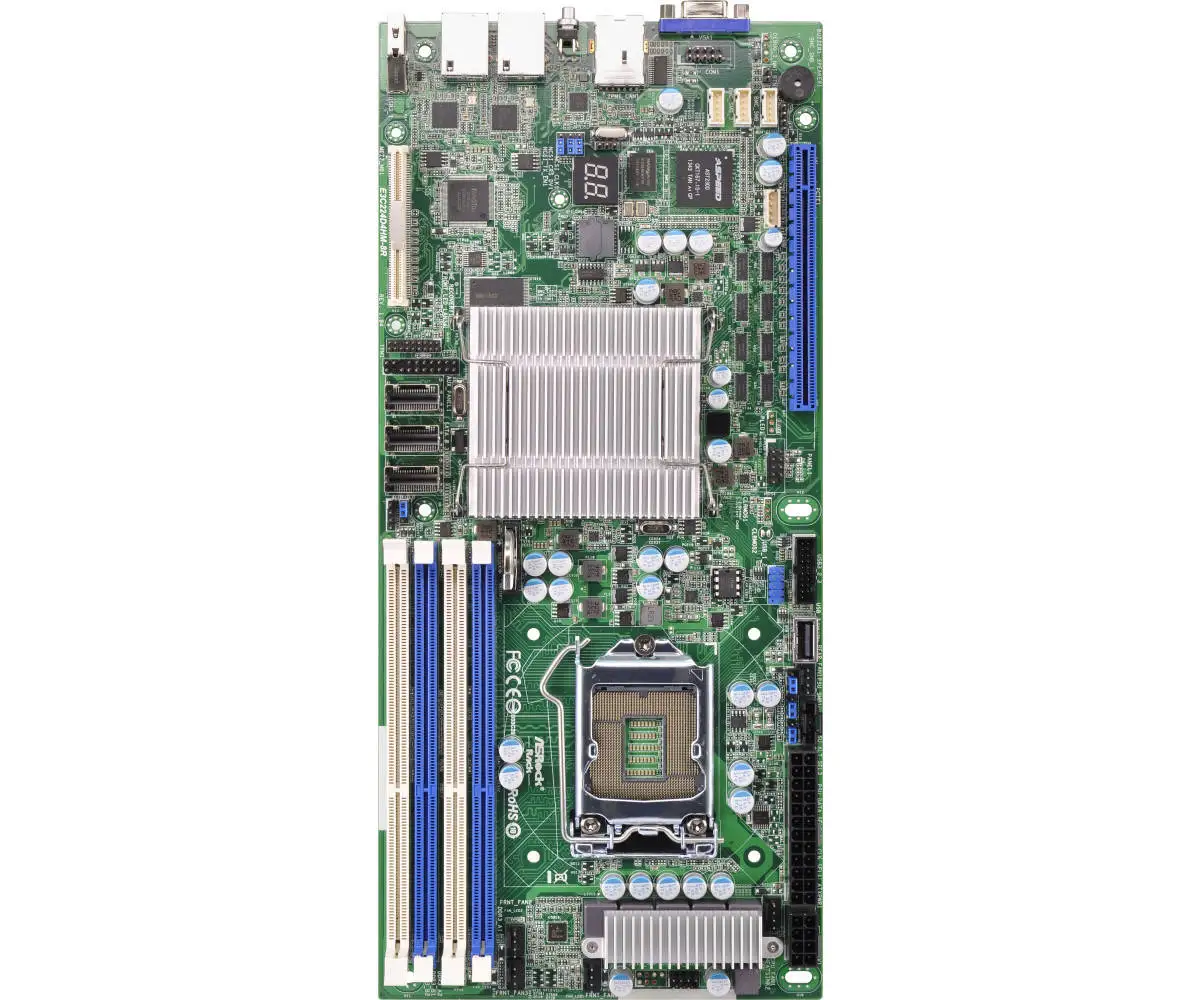 ASROCK E3C224D4HM-8R Motherboard LGA1150 DDR3 Intel C224 8 X SAS2 Half Width Support E3-1271 V3 E3-1285L V4 I3-4360 I3-4330