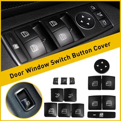14Pcs/set Black Window Switch Button Cover For Mercedes Benz E200 E350 E250 E500 E300 E400 ML350 C350 C250 CLS550 Accessories