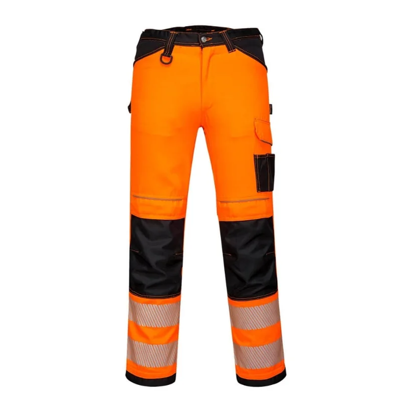 Pantaloni Cargo pantaloni da lavoro da uomo con Multi tasche avvertimento pantaloni da lavoro riflettenti pantaloni da lavoro uomo abbigliamento da