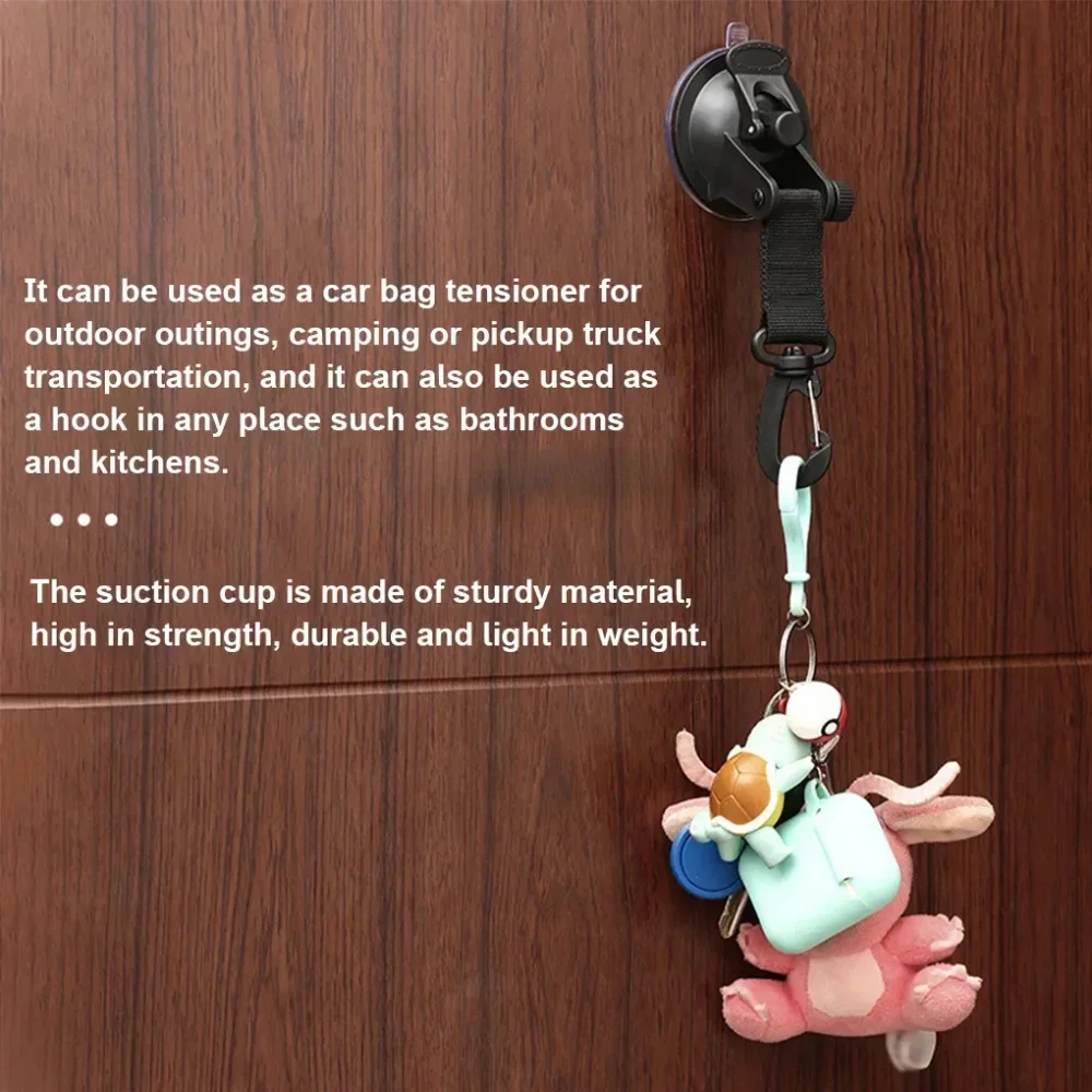 Tent Fixing Hook Hooks Car Travel Climbing Portable Clothes Rack Vacuum Heavy Duty Coat Hangers Suction Cups Camper