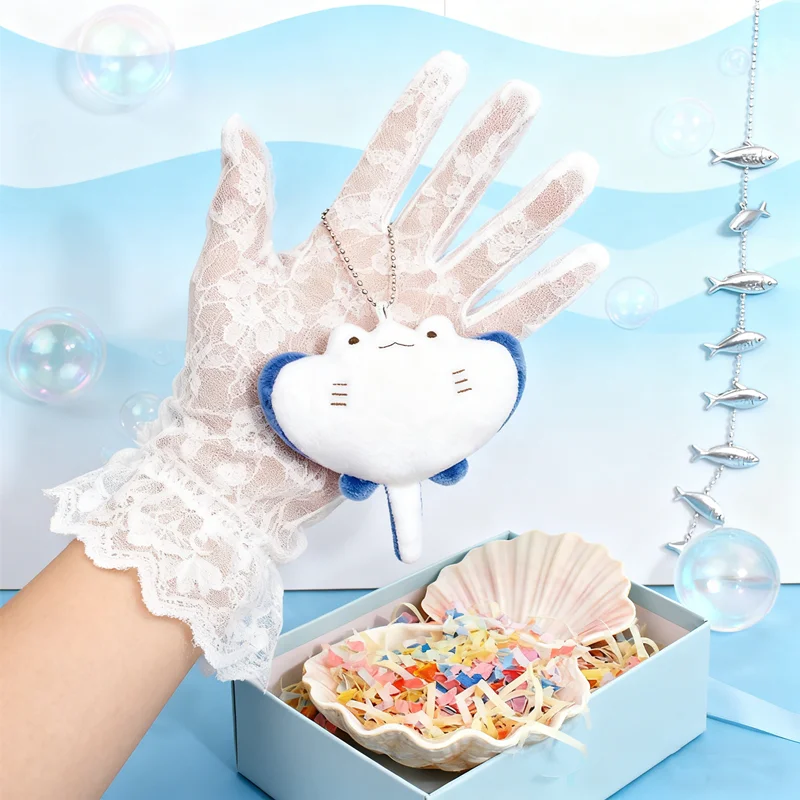 HUAHUA1PC Pluszowa zabawka dla dzieci - figurka manta, wypchana manta diablica, zawieszka, prezent dla dziewczynek HUAHUA