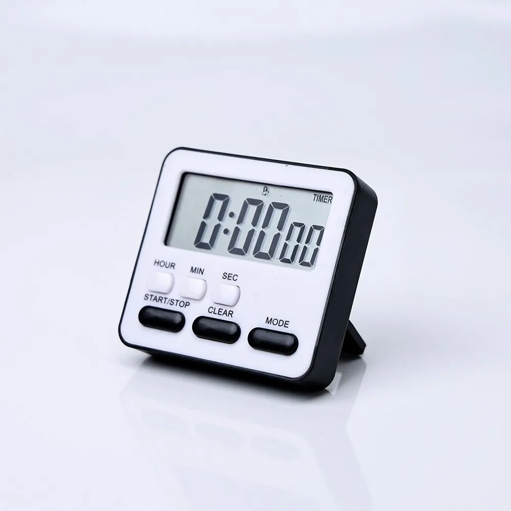 Digital Display Digital Kitchen Timer Multi-functional Countdown Function LCD Countdown Timer Hangable Design