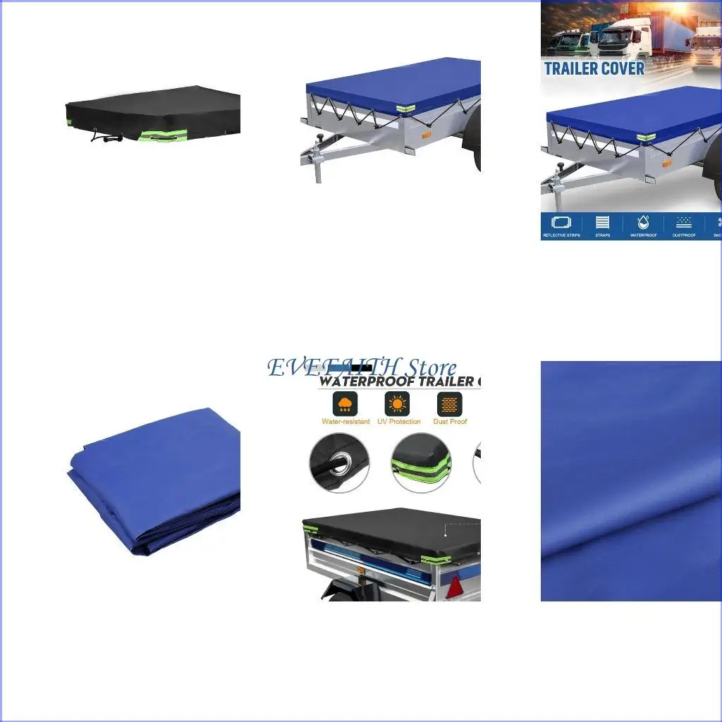 

124b Тяжелые брезенты водонепроницаемые анти-UV Tarp Cover Wind-Rayer Tarpaulin Cover со светоотражающим прицепом для полоска