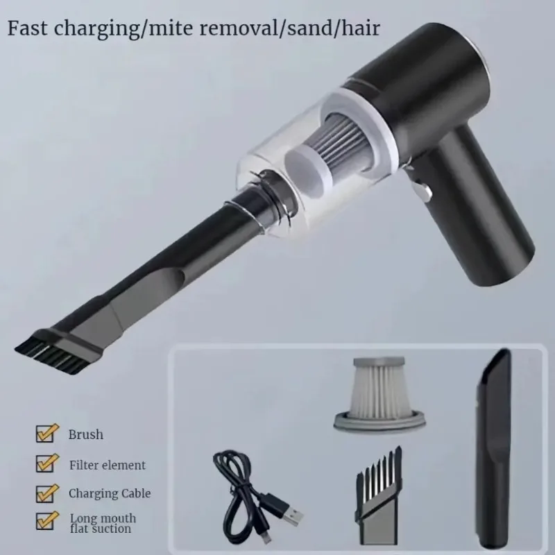 

Car Vacuum Cleaner Wireless Multi-Functional Handheld Portable Car Vacuum Cleaner Rechargeable High Power Blow Suction Function
