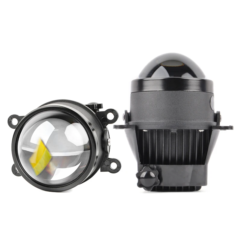 

3.0Inch projector lens three color H11 LED fog lights car light 12V 90W high /low beam bi-led projector fog lamp