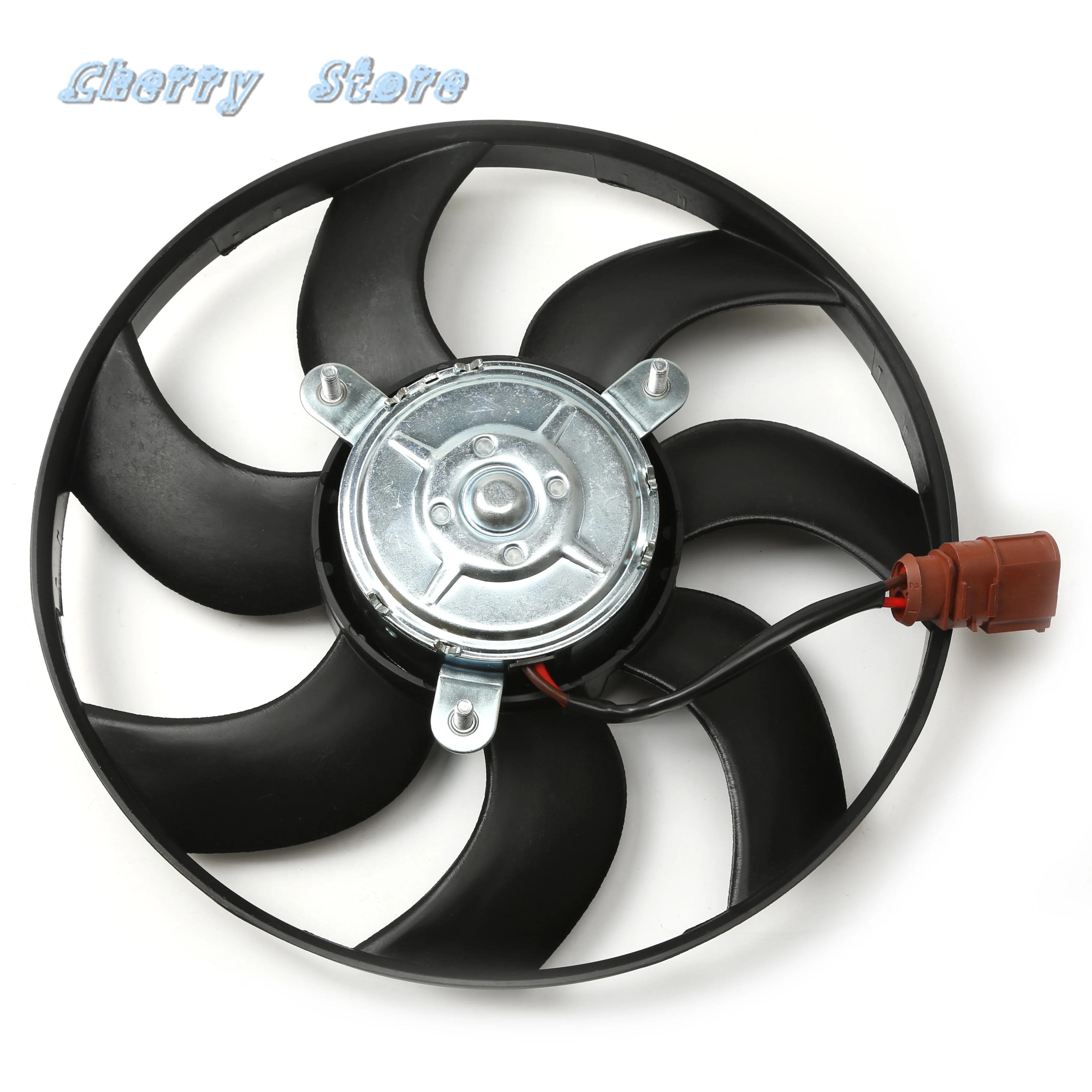 Car Right Small Radiator Cooling Fan For VW Golf 2010-2014 Jetta Santana Beetle Cabrio 2013-2019 FA71814 1KM959455E