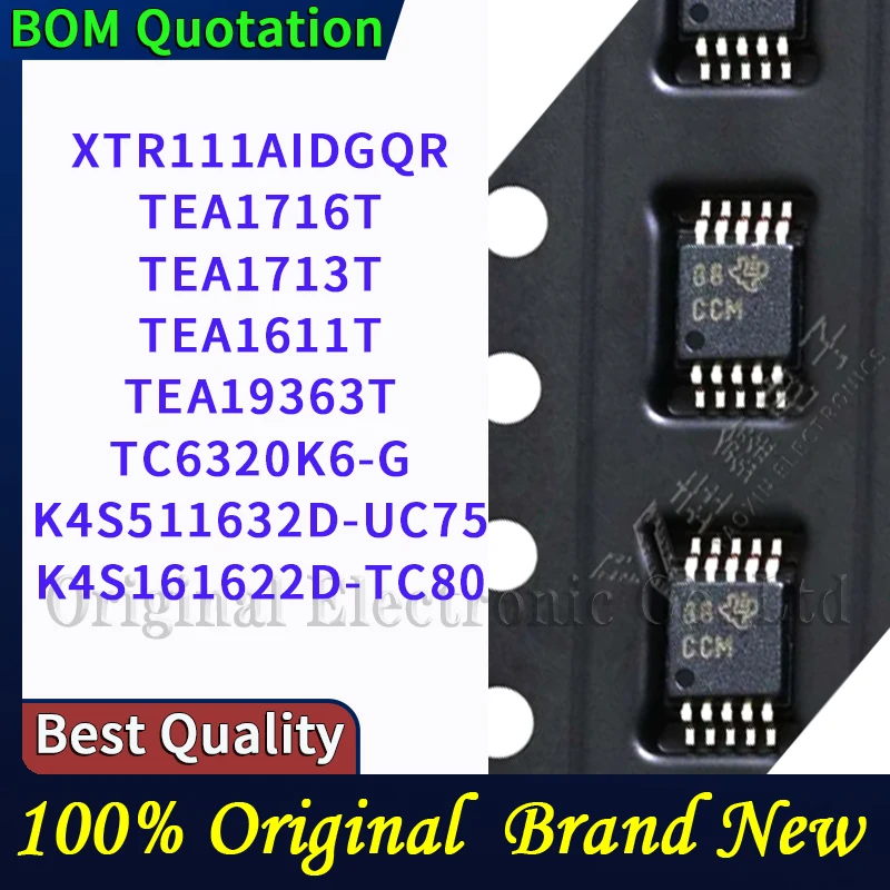 XTR111AIDGQR TEA1716T TEA1713T TEA1611T TEA19363T TC6320K6-G K4S511632D-UC75 K4S161622D-TC80 PC shell