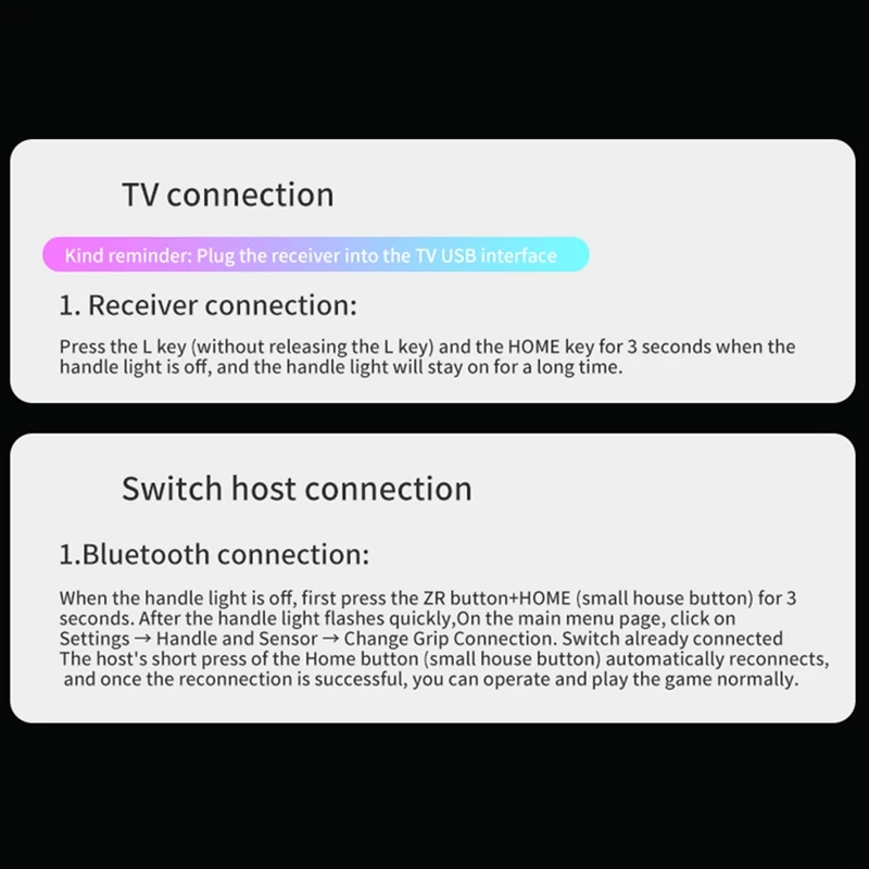 Bezprzewodowa konsola do gier dla Switch/Android/Ios/Pc 6-osiowy Gyro Precyzyjny joystick Oświetlenie Rgb Gamepad Bluetooth Łatwy w użyciu B