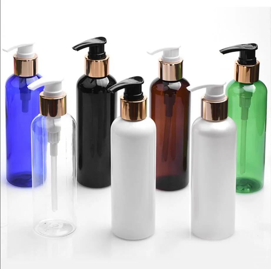 150ml200ML round plastic  PET BOTTLE  toilet water lotion emulsion serum essential toner skin care cosmetic packing