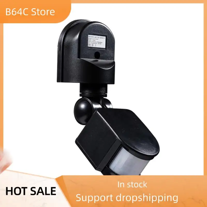

B64C Wall-Mounted DC12V PIR Movement Motion Detector 12V Infrared Sensor Automatic Detection Outdoor Smart Light Control Switch