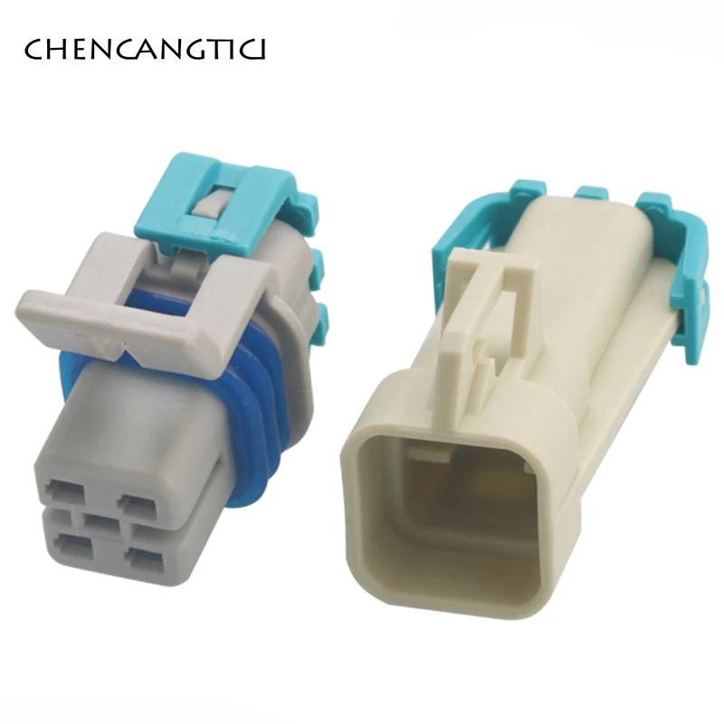 1 Set 4 Pin Delphi GM LS2 O2 Waterproof Socket Auto Electrical Connector Oxygen Sensor Plug 15326423 12176896