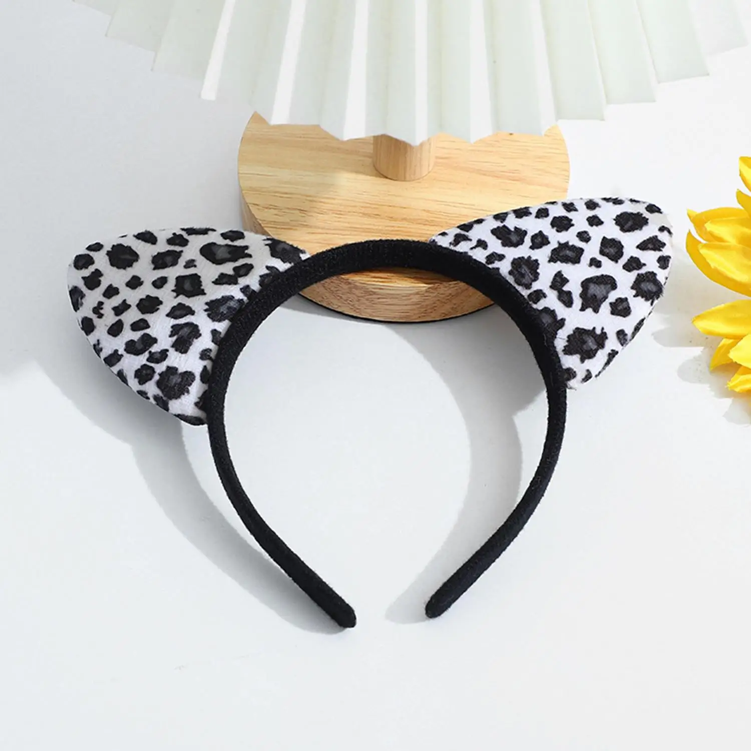 Selling New Lovely Sweet Vintage Leopard Print Cute Cat Ear Headband Children's Kid Girl Hair Band Accessories Headwear