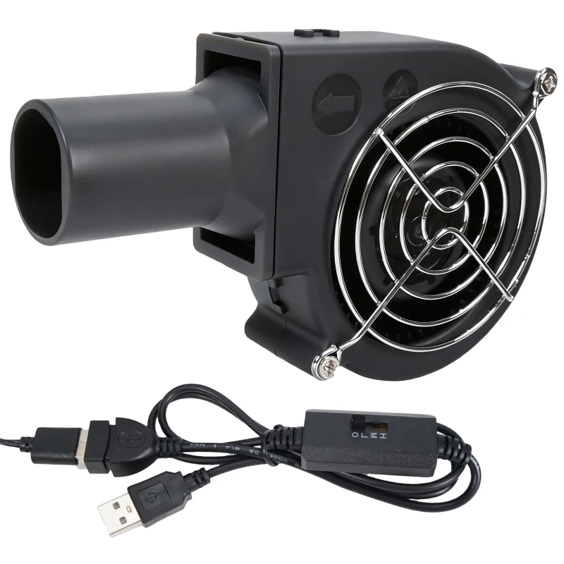 U55D Variable Speed Brushless Air Blower With Double Ball Bearing For Efficient Starting In Fireplaces And BBQs