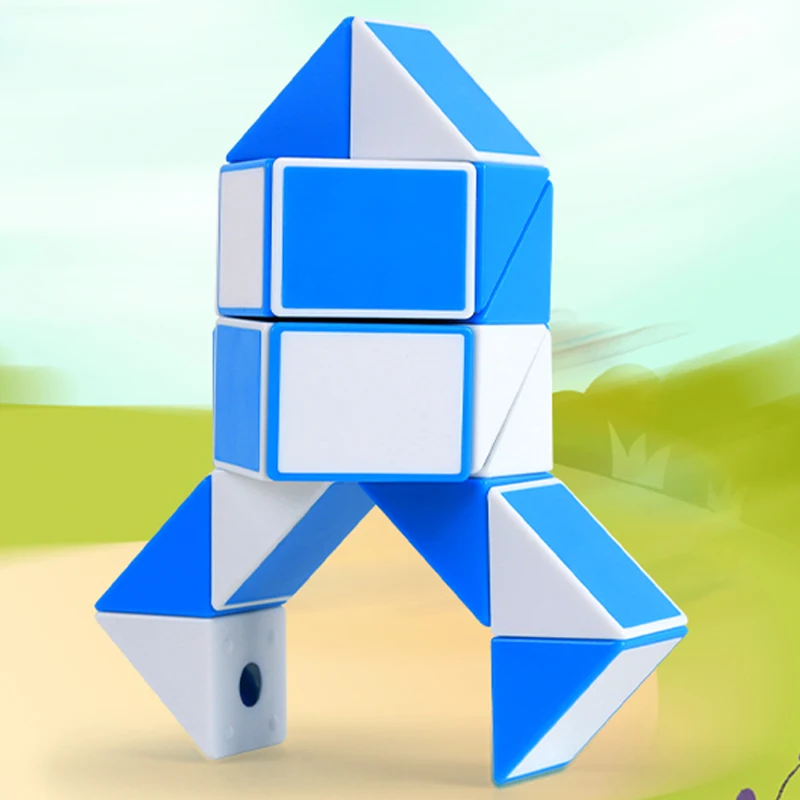 لعبة الأفعى السحرية 24/36/48/72-القطعة تويست الأفعى للتحويل لغز الأشكال الإبداعية للأطفال ألعاب تعلم المبكر