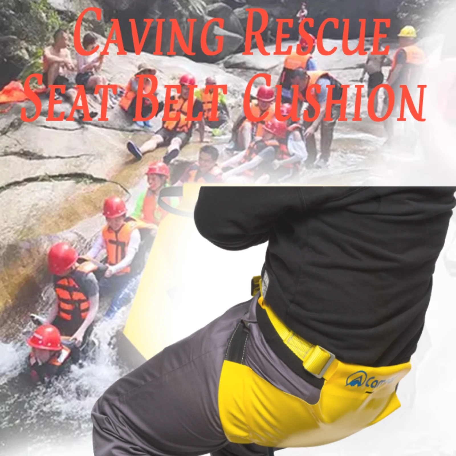 Rock Climbing Safety Outdoor Harness Seat Belt Cushion Caving Rescue Belt Rappelling Protector Harness Exploration Equipment