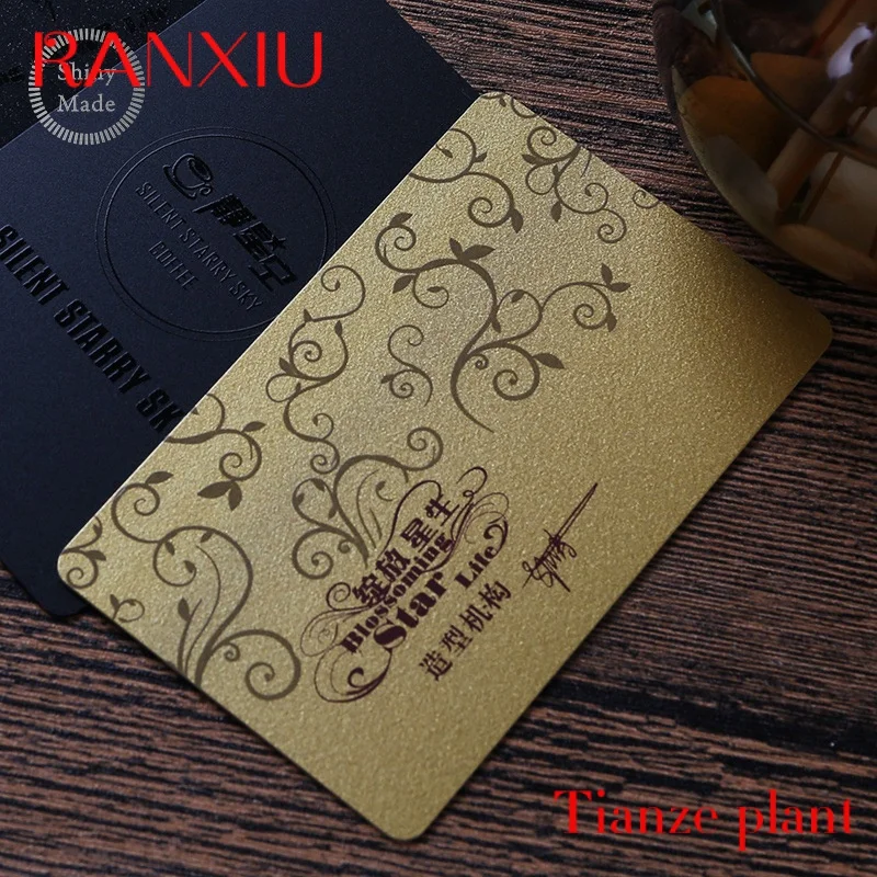 Custom High grade custom embossed business card printing pvc cards