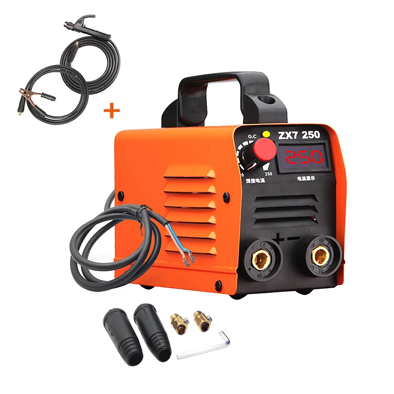 ZX7 Series DC Inverter ARC Welders 220V 250A Portable Electric Welding Machine With Cables For Home Beginner DIY Welding Working