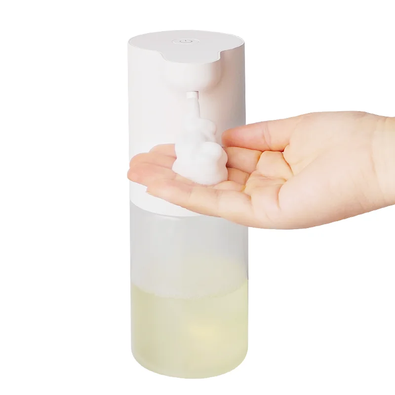 Dispensador de sabão sem toque automático chuveiro espuma lavadora de mãos transparente dispensador de sabão automático recarregável