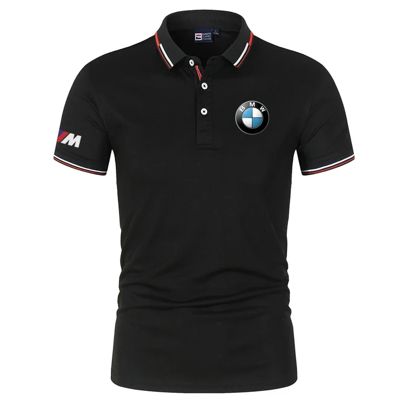 Motorcycle Racing Men Shirt Summer Short Sleeve Male Polos-shirt 2025 New Fashion Clothes Tops