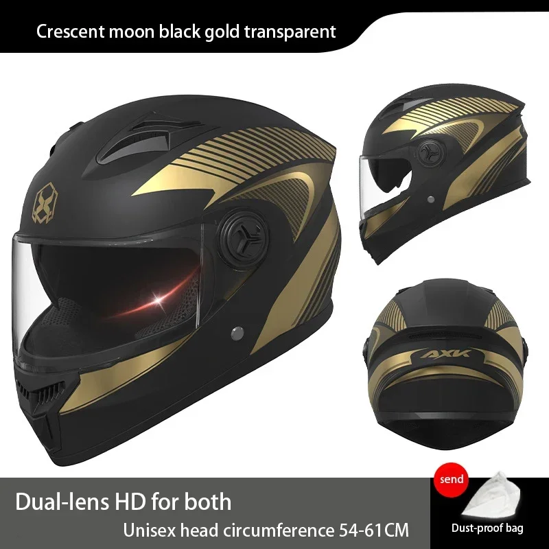 Brand DOT Certified Moto Full Face Helmet with Dual Visor PP Material Off-Road Safety Helmet for Men Women Lightweight Durable