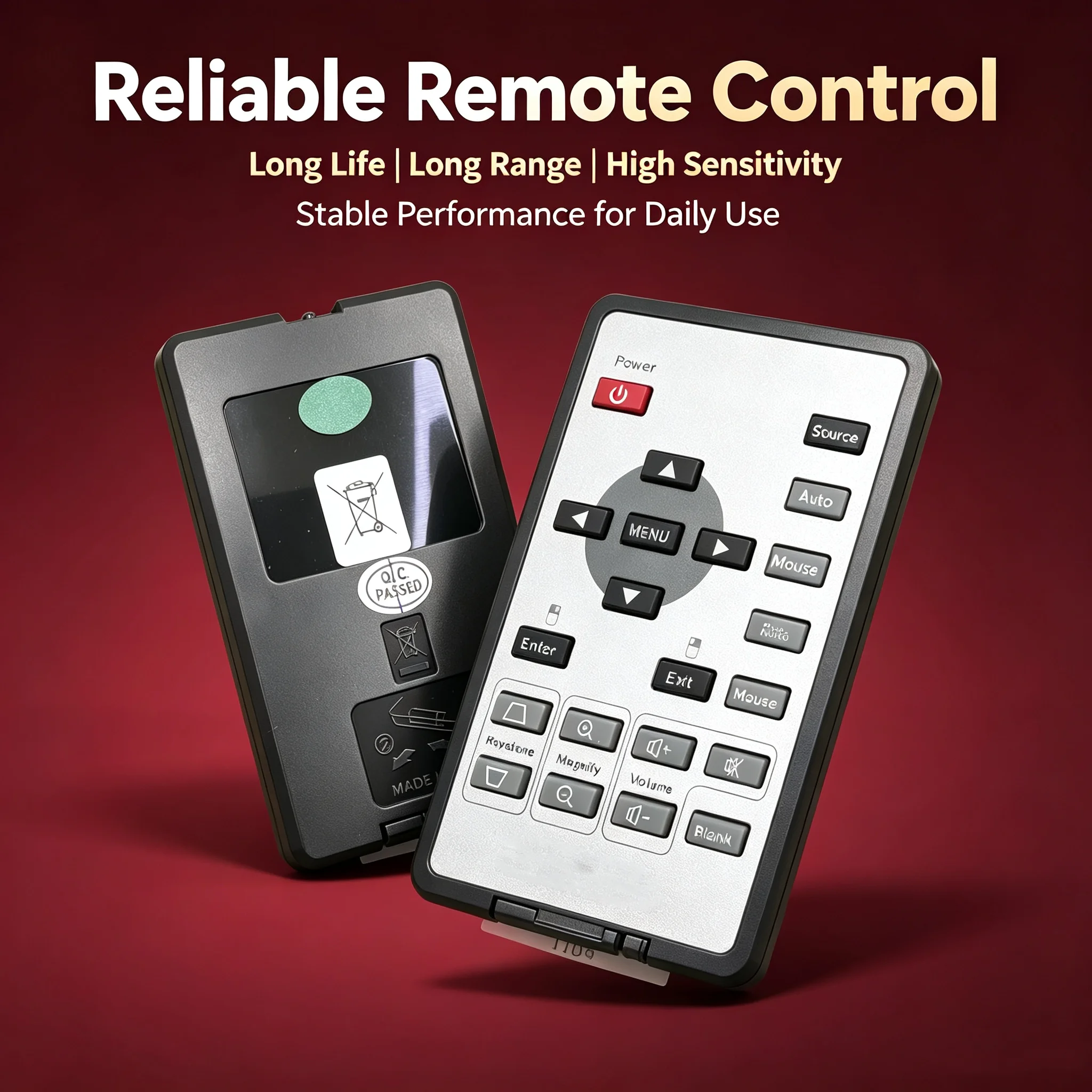 Remote Control For Viewsonic PJD5112 PJD6221 PJD6211P PJD6211 PJD6212 VS13729 PROJECTOR