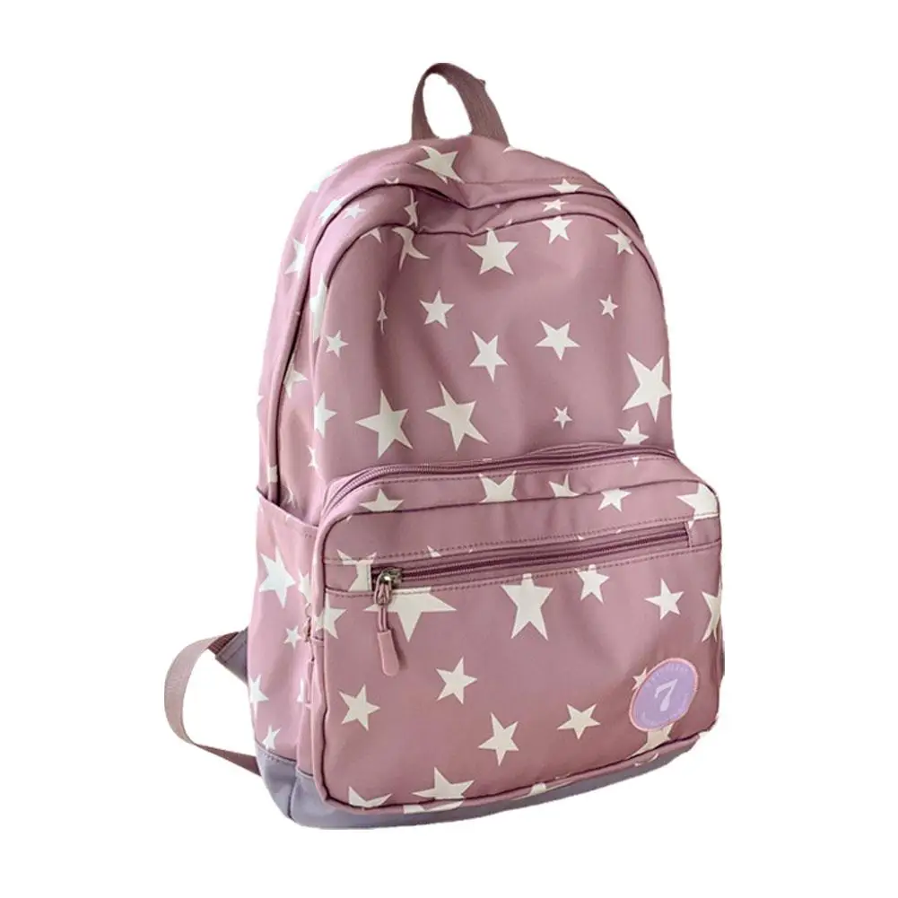 Star Backpack For Women Men, 17 Inch Star Laptop Backpack College Bag Cute Travel Backpack Student Back To School Casual H0X3