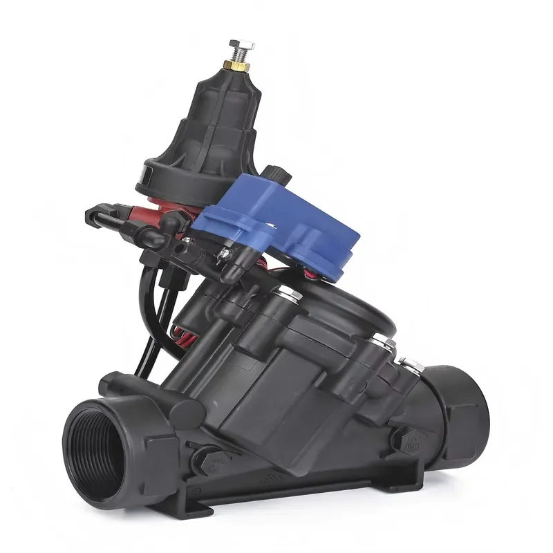 DN50 2 Inch Pressure Reducing Valve 24V Latching Solenoid Valve for Drip Irrigation with Manually Button