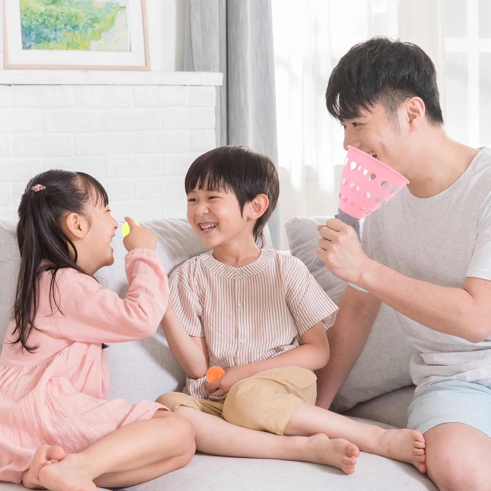 

Elastic Docking Ball Kids Toys Catch Balls outside Outdoor Launcher Parent-kids Cup Child