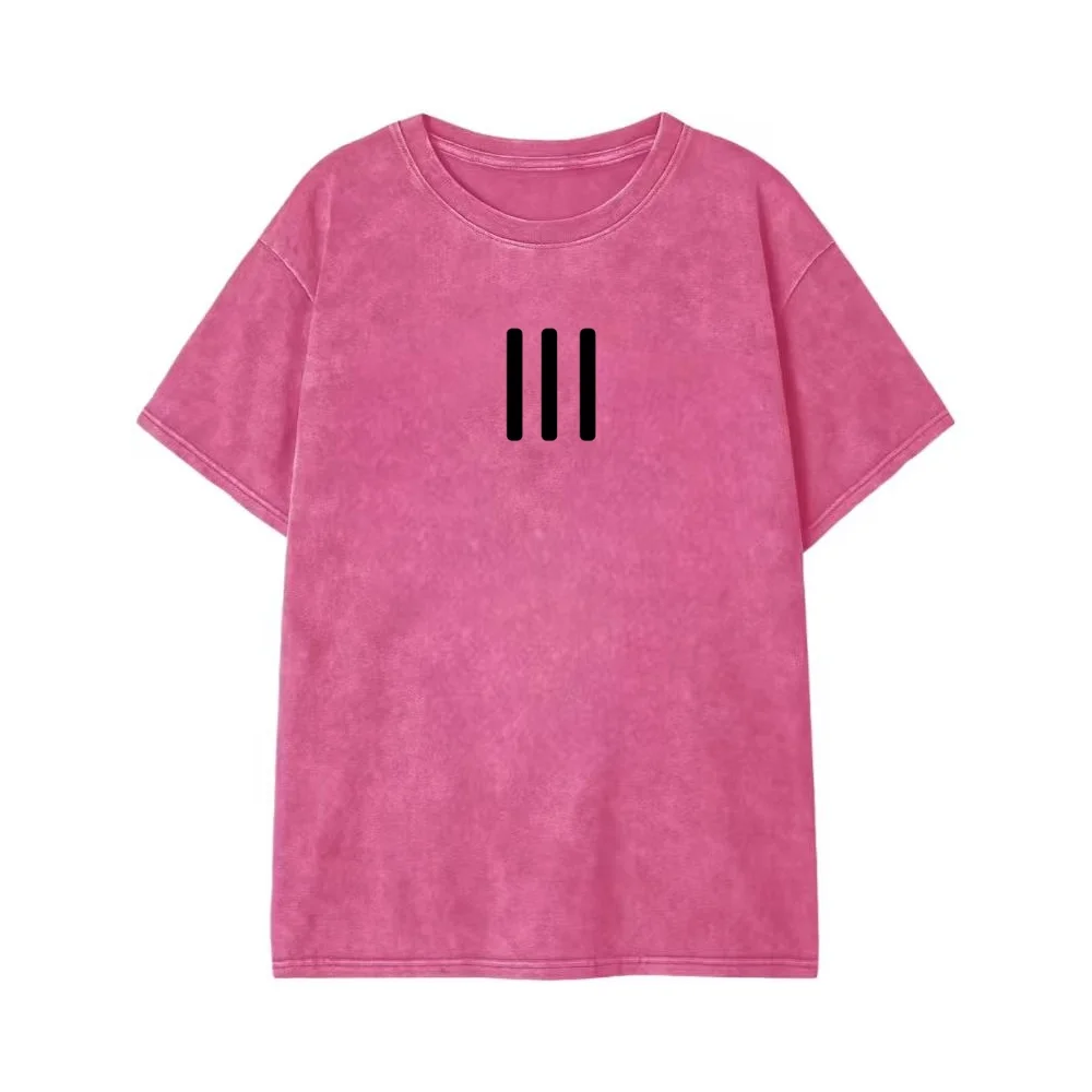 

Женская футболка больших размеров в стиле ретро, американский уличный стиль, из хлопка, с эффектом потертости, с коротким рукавом, летний топ, повседневный, в расслабленном стиле, с принтом