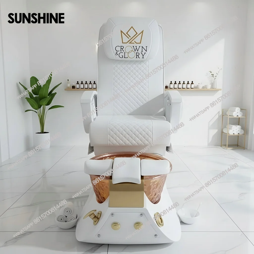 Beauty Salon Pedicure Chair 4-Piece Set Massage Machine Massage Chair SPA Professional Pedicure Chair Accepts Customization