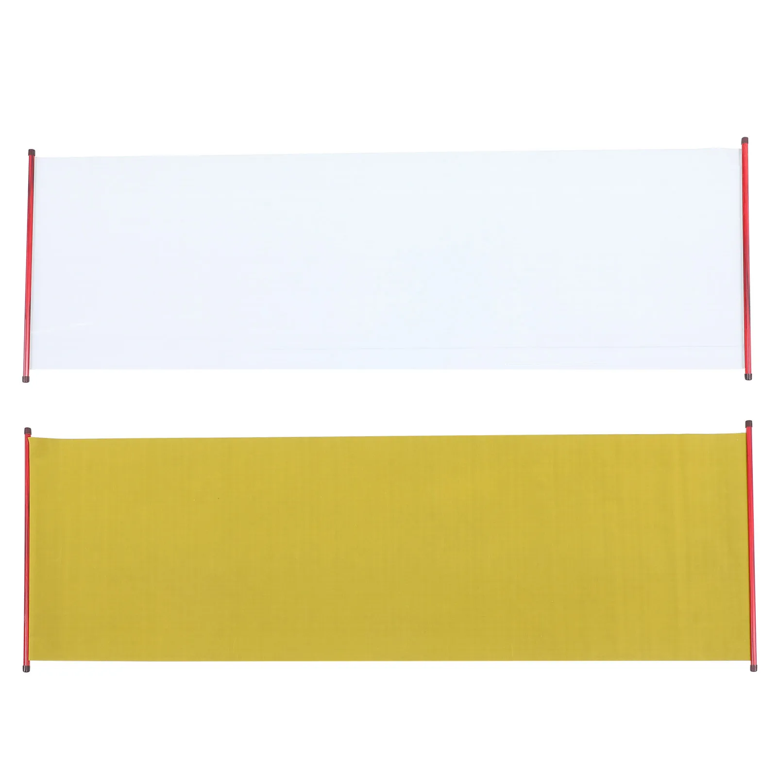 

2pcs Water Writing Cloth Scrolls Blank Chinese Calligraphy Practice Art Wall Hanging For Brush Ink Sumi Painting Home Decor Gift