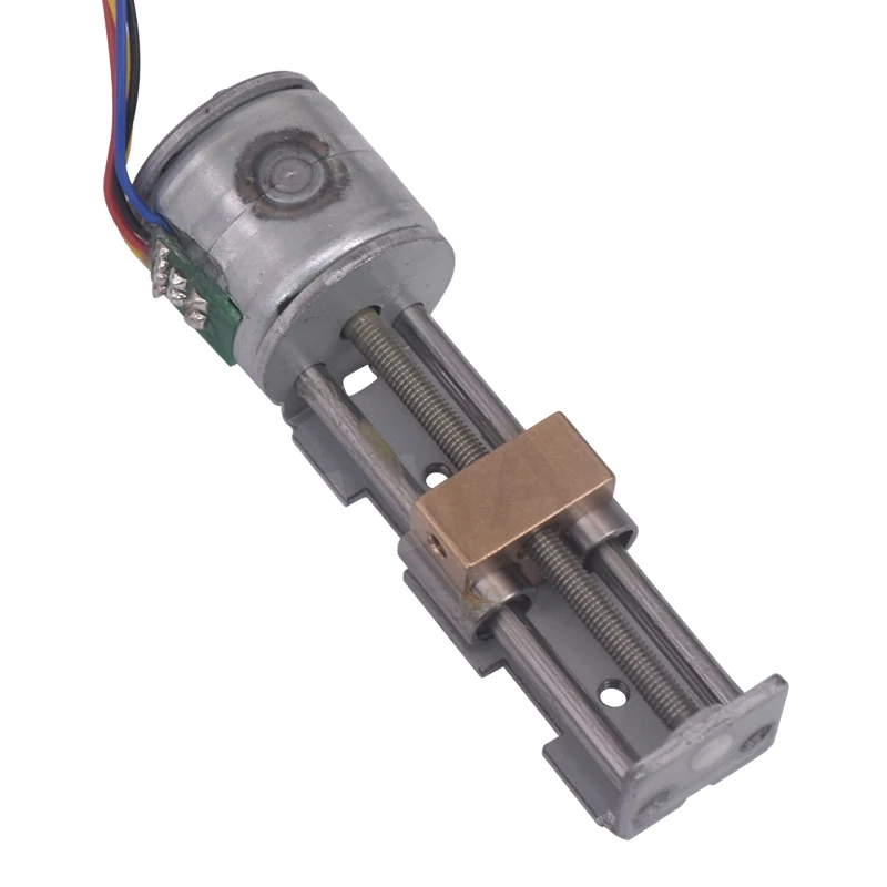 Stepper Motor SM20-35L-T Miniature Sliding Table Linear Motor Screw Rod Slider Nut Small Sliding Table Diy Engraving Machine